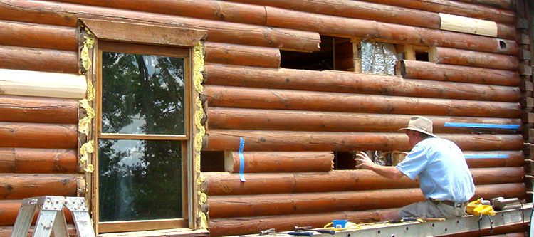 Log Home Repair Richardsville, Virginia