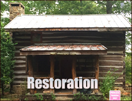 Historic Log Cabin Restoration  Culpeper County, Virginia